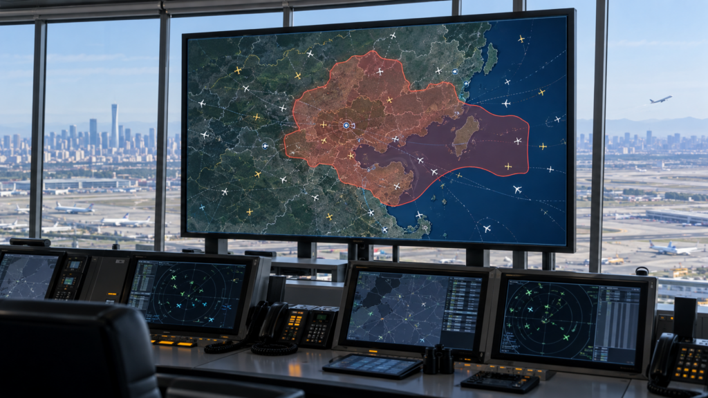 China has imposed a vast permanent restricted-airspace zone around Beijing following the June aircraft crash into CITIC Tower. Representative image.