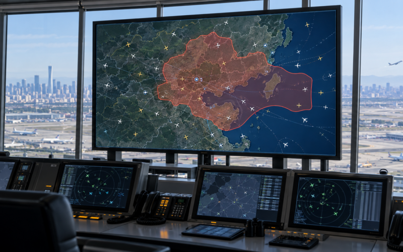 China has imposed a vast permanent restricted-airspace zone around Beijing following the June aircraft crash into CITIC Tower. Representative image.