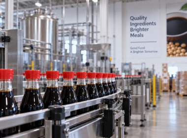 Kikkoman Corporation’s new $560 million Jefferson facility expands U.S. production capacity for soy sauce, teriyaki sauce and other seasonings as North American demand grows. Representative image.