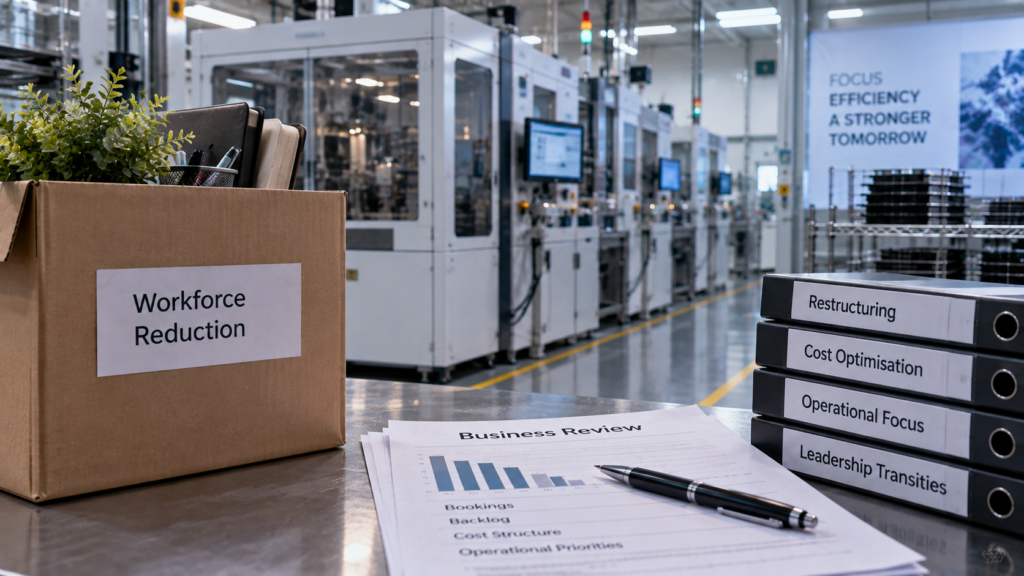 CVD Equipment Corporation is reducing its workforce by approximately half and ending the pursuit of new equipment-system orders as the New York manufacturer shifts toward spare parts, quartz and services under acting CEO Warren Cheesman. Representative image.