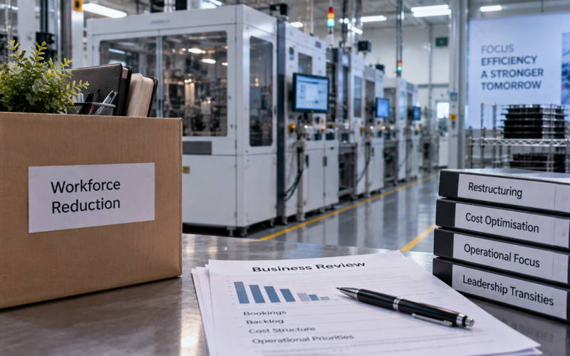 CVD Equipment Corporation is reducing its workforce by approximately half and ending the pursuit of new equipment-system orders as the New York manufacturer shifts toward spare parts, quartz and services under acting CEO Warren Cheesman. Representative image.