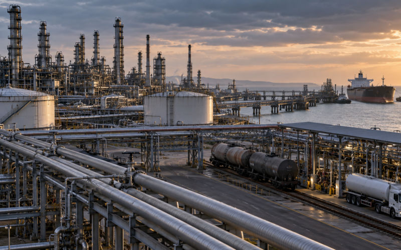 ORLEN S.A.’s shift away from Russian crude highlights how diversified oil supply routes, tanker imports and refinery logistics are reshaping Central Europe’s energy security. Representative image.