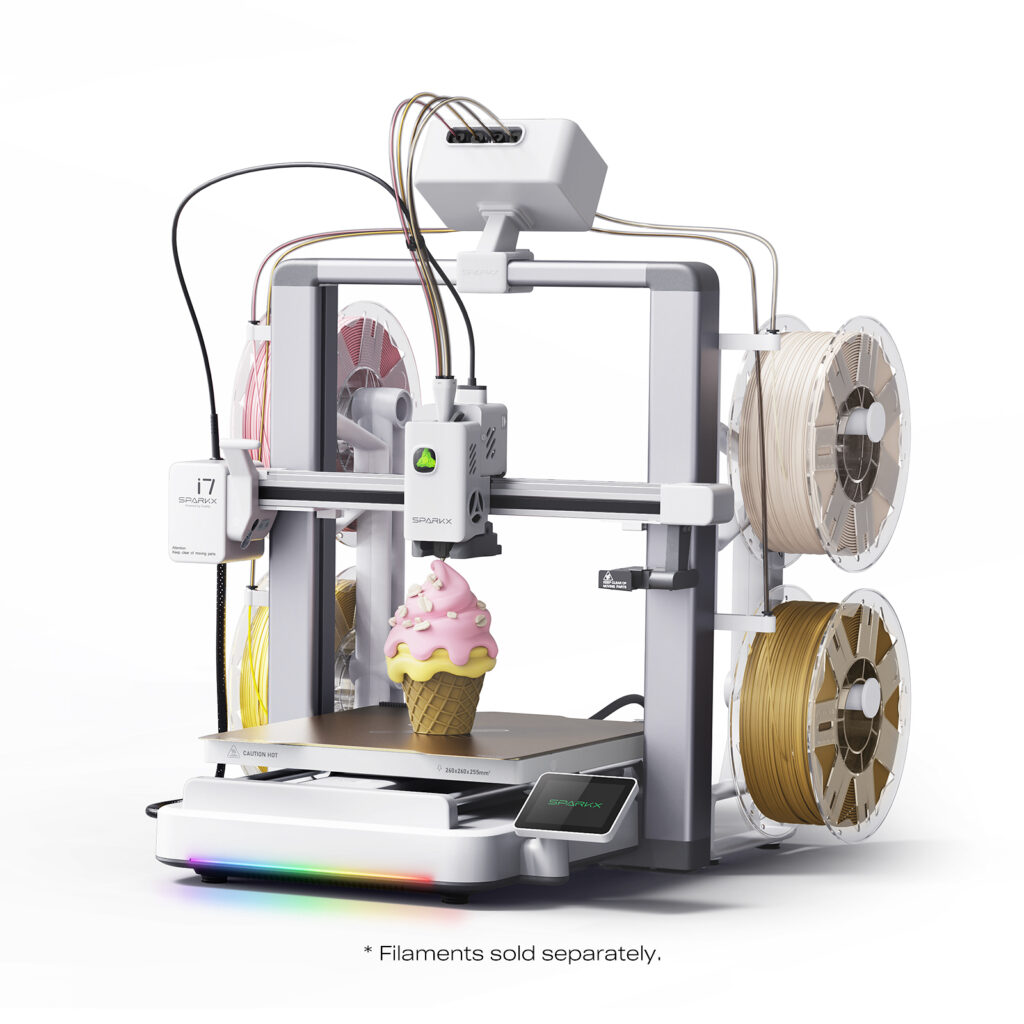 Creality expands multicolor 3D printing with K3, SparkX i8 and $299 i7 Nano