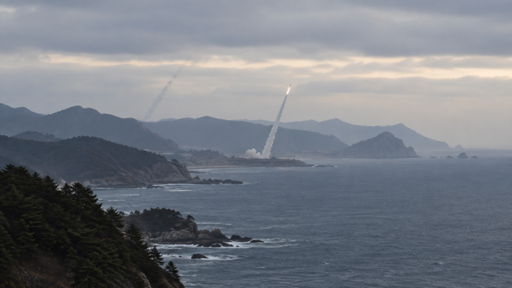 North Korea launched two short-range missiles from Wonsan within three hours as South Korea, Japan and the United States monitored the tests. Representative image.