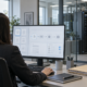 A generic enterprise data workspace illustrates OpenText and Cohere’s focus on private AI and secure information management for regulated industries. Representative image.