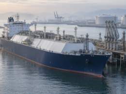 Apollo Global Management is reportedly exploring strategic options for Energos Infrastructure, whose 13-vessel fleet provides floating LNG storage and regasification capacity across global markets. Representative image.