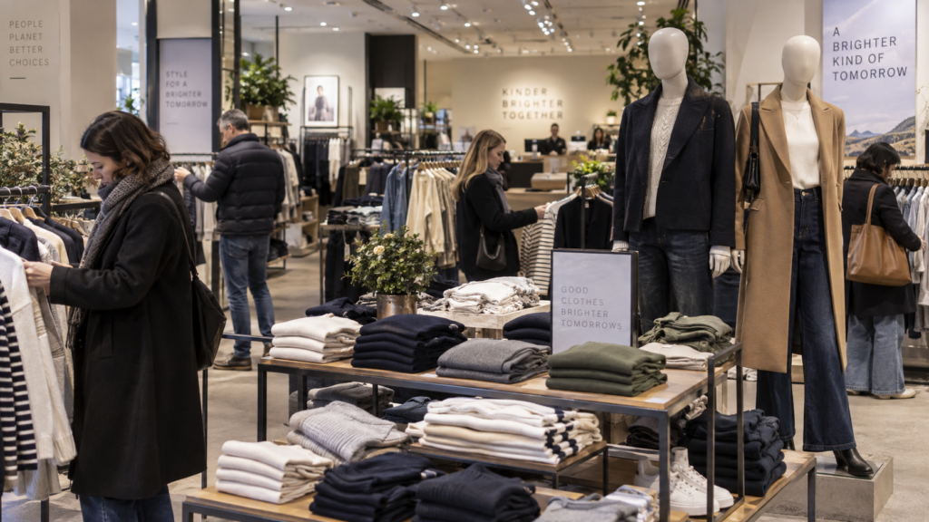 Next has raised its fiscal 2026/27 profit forecast to £1.255 billion as international growth offsets a more cautious outlook for UK consumer spending. Representative image.