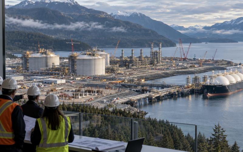 Shell and its LNG Canada partners are considering a Phase 2 expansion that could double the Kitimat export terminal to 28 million tonnes of LNG capacity annually. Representative image.