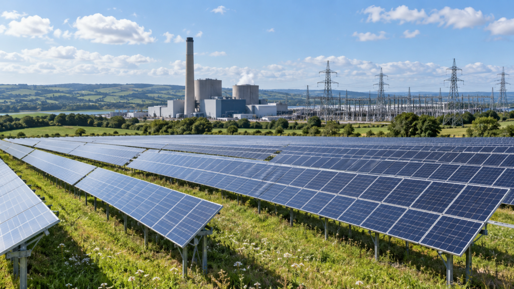 Drax has lifted its 2026 earnings outlook after acquiring Bluefield Solar Income Fund and expanding its UK power portfolio to approximately 6.1GW under management. Representative image.