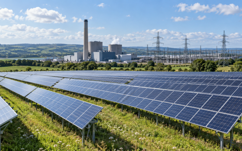 Drax has lifted its 2026 earnings outlook after acquiring Bluefield Solar Income Fund and expanding its UK power portfolio to approximately 6.1GW under management. Representative image.