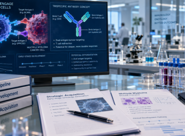 GSK has agreed to acquire full global rights to Chimagen Biosciences’ trispecific T-cell engager in a deal worth up to $750 million, expanding its early-stage multiple myeloma oncology pipeline ahead of a planned Phase I study in 2027. Representative image.