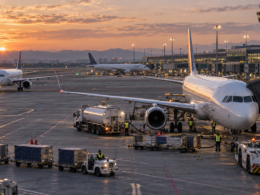 American Airlines, United Airlines and Southwest Airlines are tightening flight capacity as higher jet-fuel prices threaten US airline profitability. Representative image.