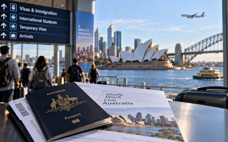 Australia is tightening student, working holiday and visitor visa rules as the government seeks to reduce net overseas migration toward 225,000. Representative image.