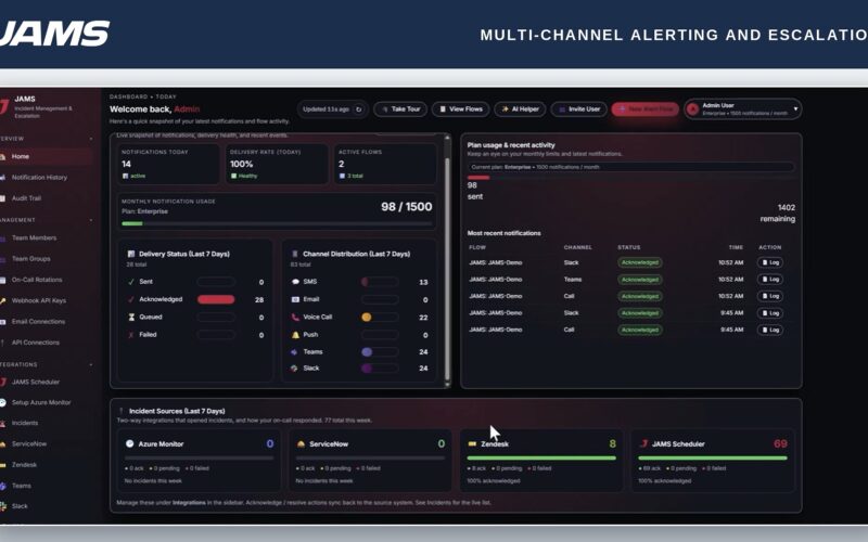 JAMS launches incident management as the Opsgenie shutdown creates a rare switching window