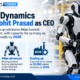 Infographic showing Boston Dynamics’ CEO transition to Rohit Prasad, Atlas moving toward factory deployment, and planned capacity of up to 30,000 robots annually by 2028.