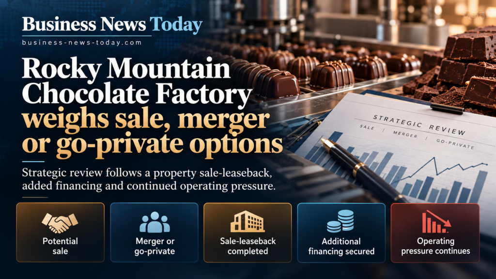 Rocky Mountain Chocolate Factory (RMCF) explores sale after $6.6m deal