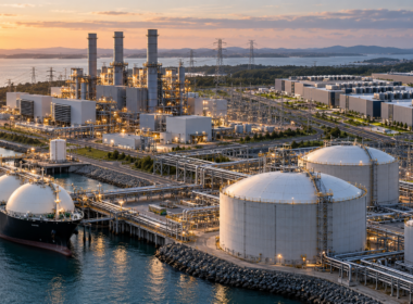 Venture Global, Inc. has signed power equipment supply agreements with GE Vernova and Baker Hughes covering up to 11.52 GW of additional gas-fired generation capacity, with a potential $17.2 billion procurement programme aimed at supporting LNG infrastructure expansion and future artificial intelligence data centres. Representative image.