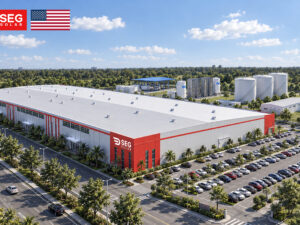 SEG Solar has secured land for a planned $950 million heterojunction solar cell manufacturing facility in Greater Houston, targeting 4 GW of annual capacity through two development phases.