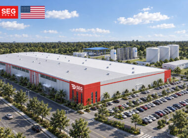 SEG Solar has secured land for a planned $950 million heterojunction solar cell manufacturing facility in Greater Houston, targeting 4 GW of annual capacity through two development phases.