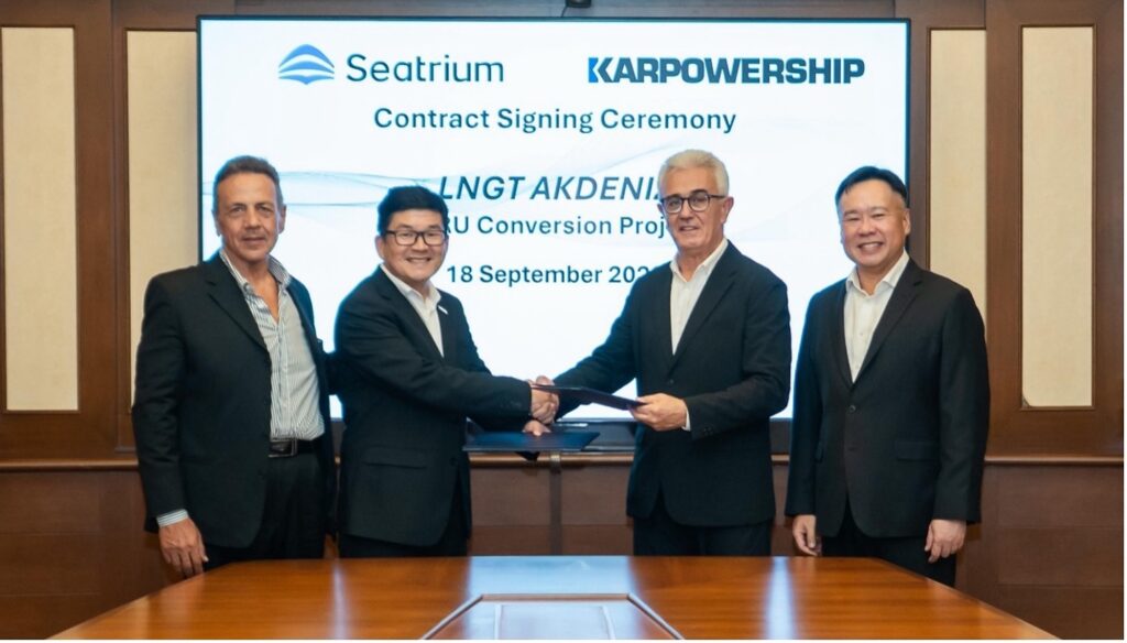 Seatrium will convert LNGT Akdeniz into a high-capacity FSRU for Karpowership as the companies extend their multi-year floating LNG and power infrastructure partnership.
