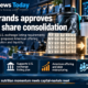 Infographic showing Cizzle Brands’ approved 1-for-25 share consolidation, highlighting its U.S. exchange listing plans, proposed American offering, debt restructuring, and investor concerns over dilution, liquidity and sports nutrition growth.