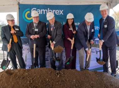 Cambrex has started construction on a $120 million expansion of its Charles City pharmaceutical manufacturing facility in Iowa, targeting additional active pharmaceutical ingredient and synthetic peptide production capacity by late 2028.